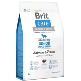 BRIT CARE LIBRE DE GRANO JUNIOR LARGE BREED  3KG.