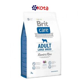 BRIT CARE ADULT LARGE BREED CORDERO Y ARROZ 12 KG.