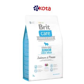 BRIT CARE LIBRE DE GRANO JUNIOR LARGE BREED  12KG.